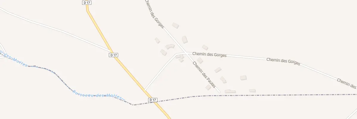Plan du 12 Che des Pautes à Montagnieu