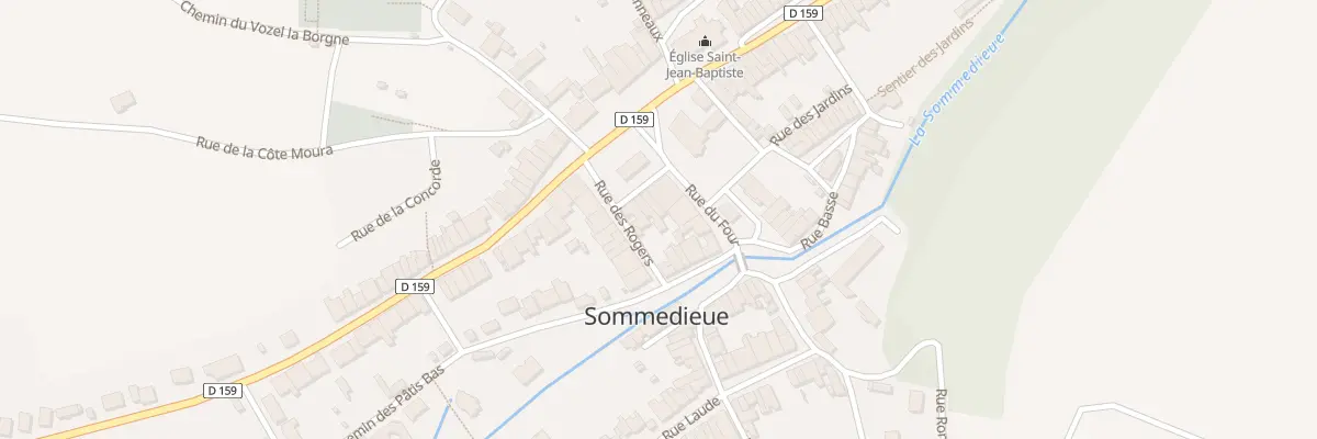 Plan du 4 Rue Derriere La Salle des Fete à Sommedieue