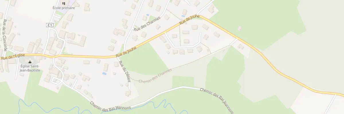 Plan du 6 Rue du Mont Frit à Biarne