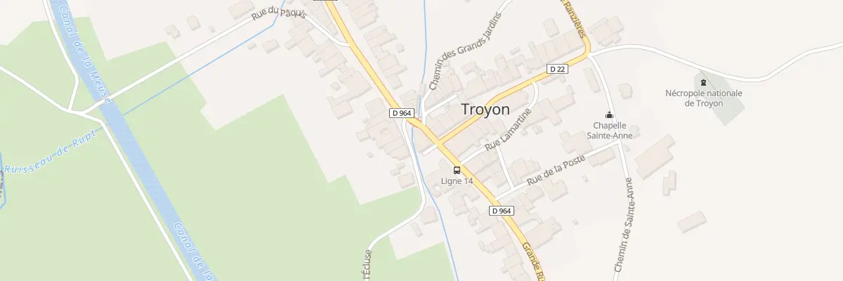 Plan du 41 Gr Grande Rue à Troyon