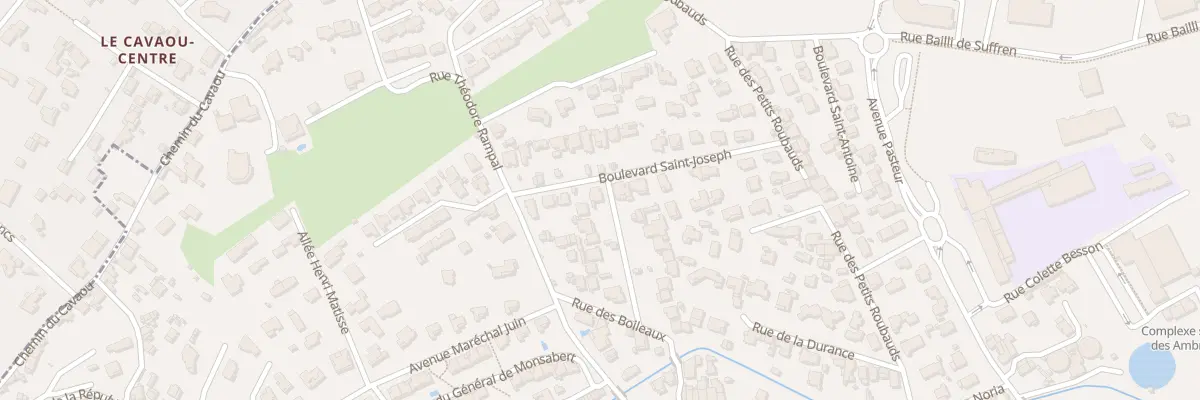 Plan du 11 Bd Ste Therese à Plan-de-Cuques