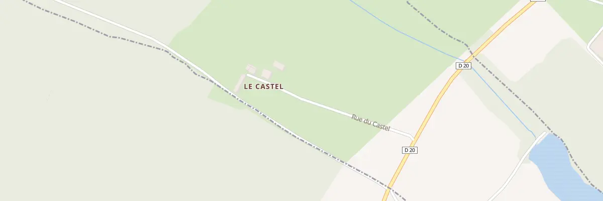 Plan du 1532 Rue du Castel à Courlans