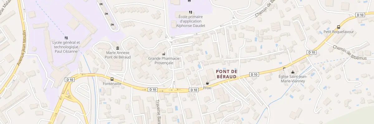 Plan du 8 Che de Beauregard à Aix-en-Provence