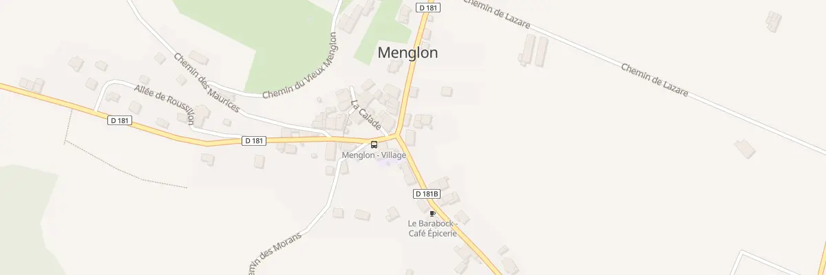 Plan du 2A Pl de la Mairie à Menglon