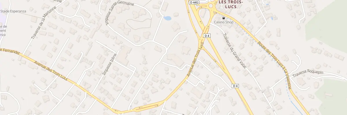 Plan du 83 Av des Trois Lucs à Marseille 12e Arrondissement