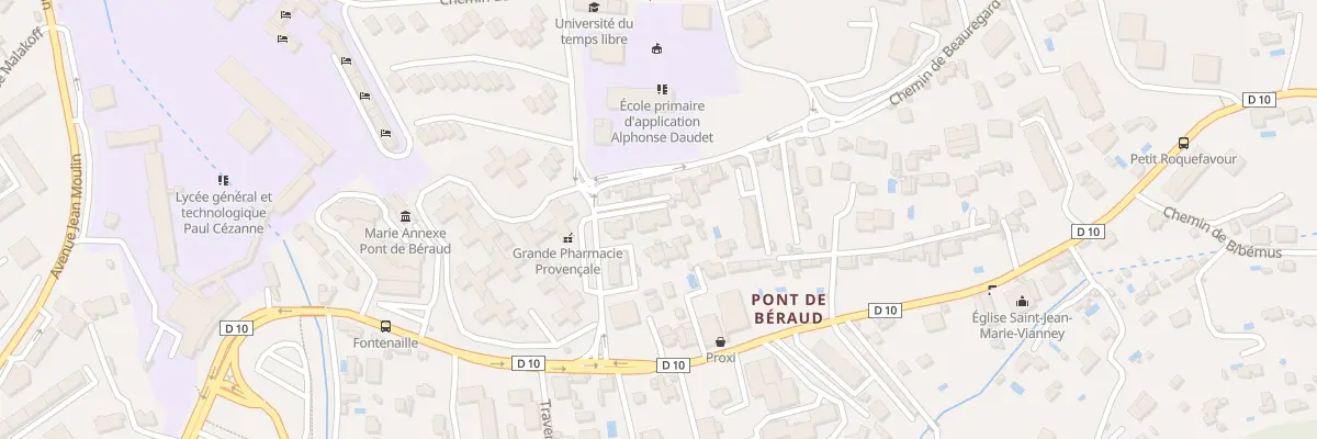 Plan du 12 Che de Beauregard à Aix-en-Provence