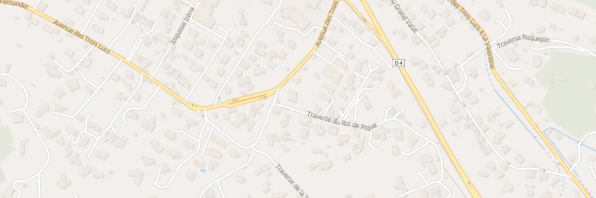 Plan du 76 Av des Trois Lucs à Marseille 12e Arrondissement