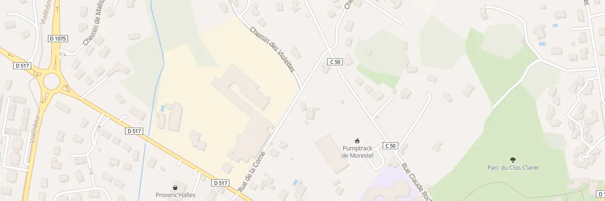 Plan du 105 Rue de la Corne à Morestel