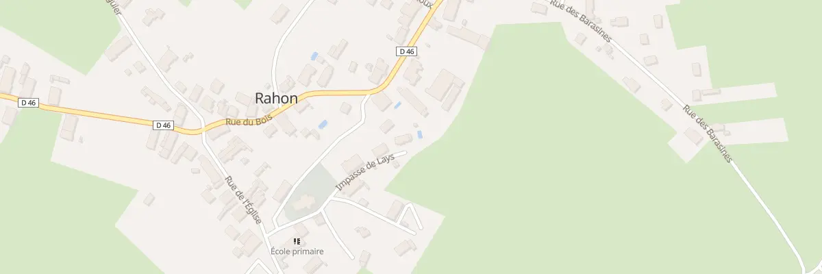 Plan du 5 Imp de Lays à Rahon