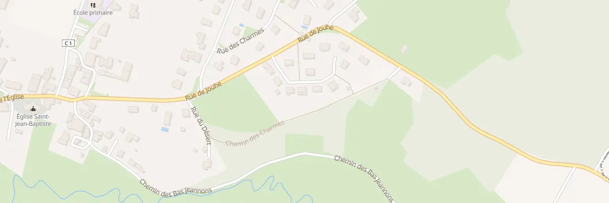 Plan du 8 Rue du Mont Frit à Biarne