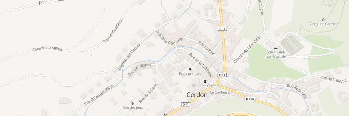 Plan du 151 Rue de la Californie à Cerdon