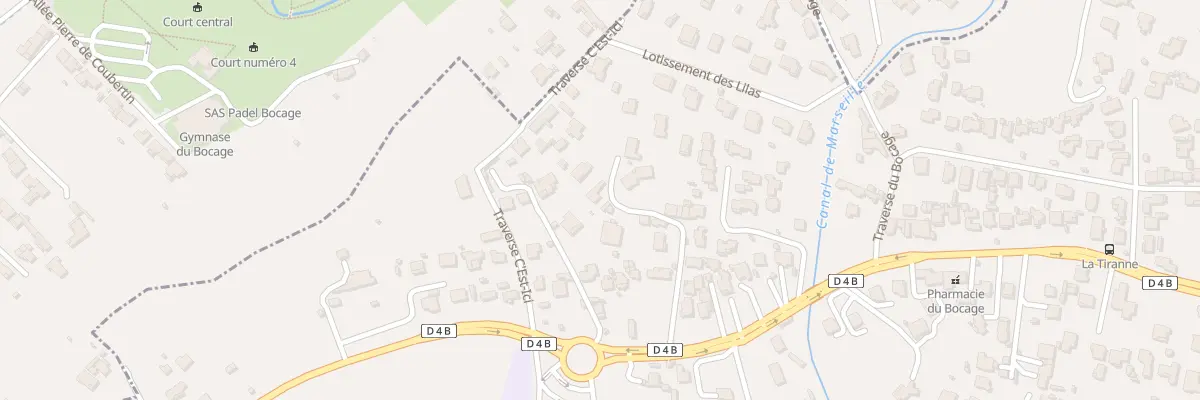 Plan du 193 Imp de la Pinède à Allauch