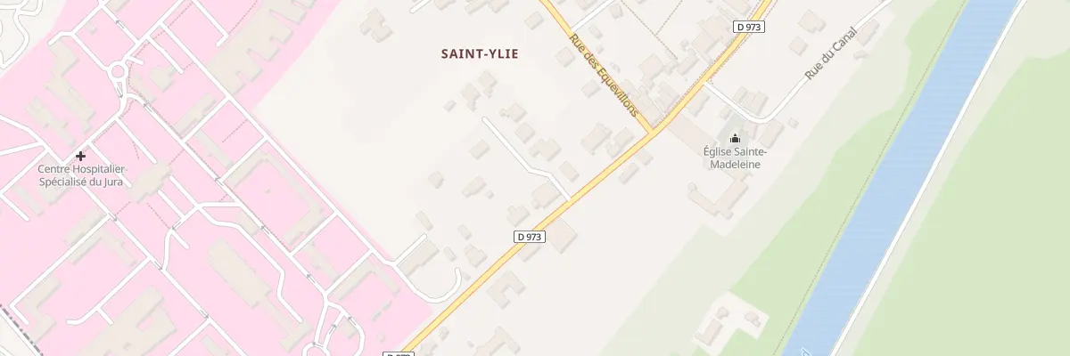 Plan du 72 Rte Nationale Saint Ylie à Dole