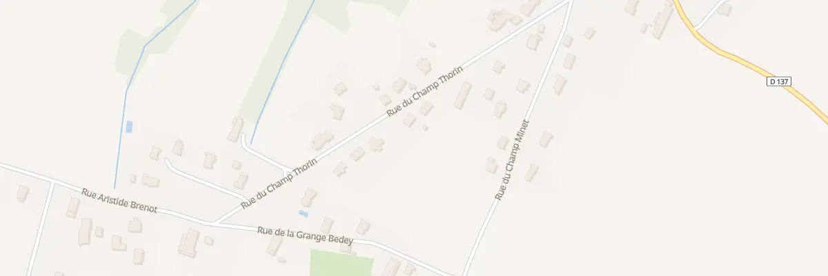Plan du 26 Rue du Champ Thorin à Larnaud