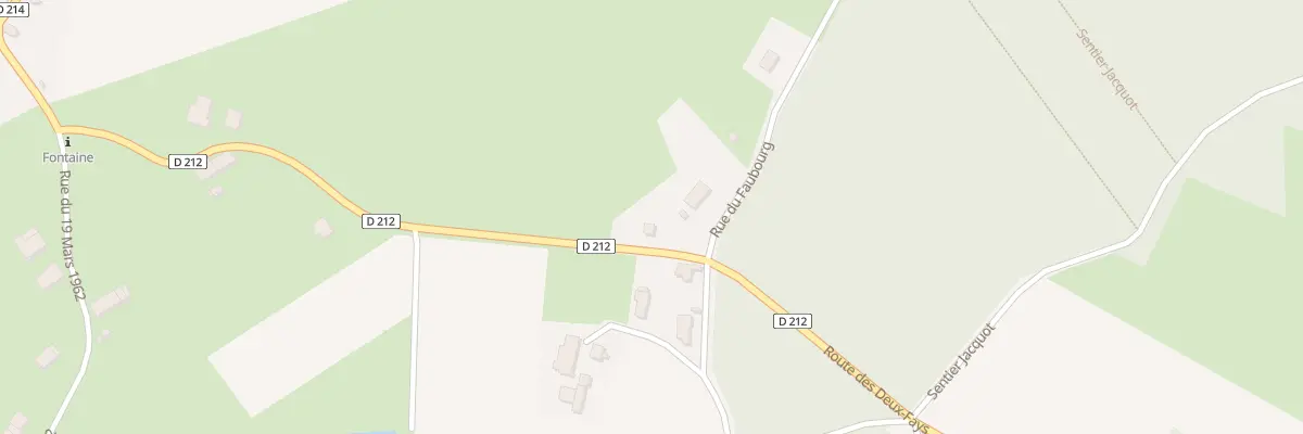 Plan du 1 Rue de la Fontaine à Sergenaux