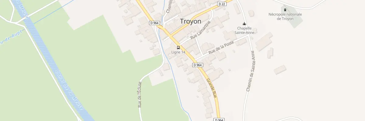 Plan du 35 Gr Grande Rue à Troyon