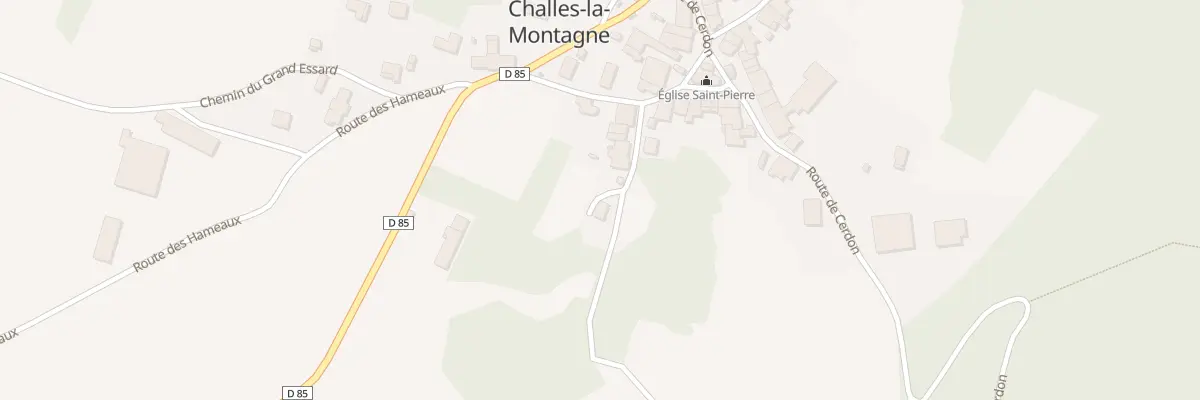 Plan du 80 Che de la Boissière à Challes-la-Montagne