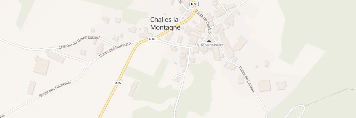 Plan du 28 Che de la Boissière à Challes-la-Montagne