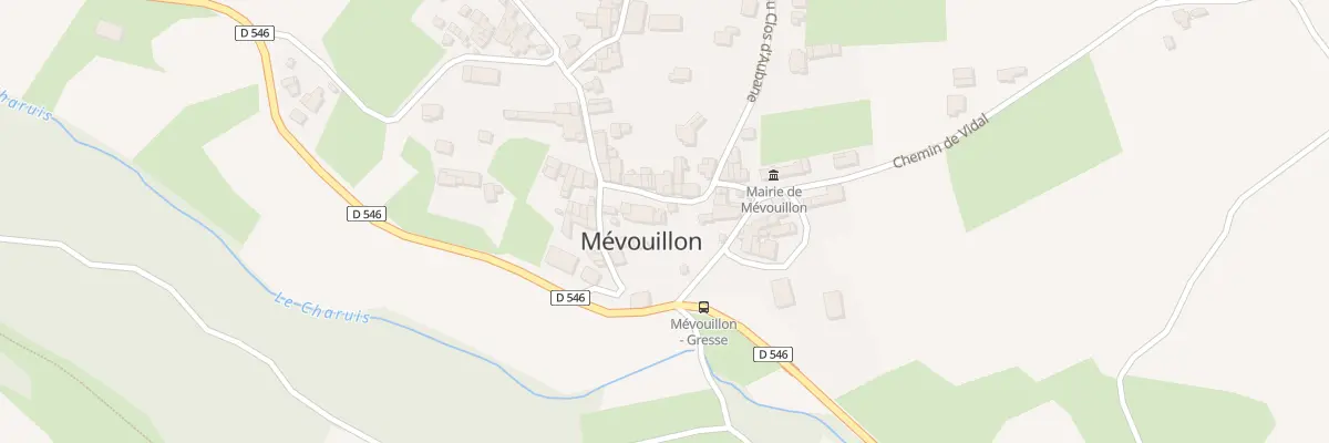 Plan du 5174 Gresse à Mévouillon