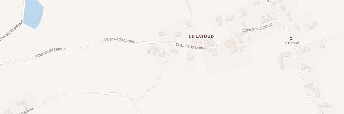 Plan du 72 Che du Latoud à Montagnieu