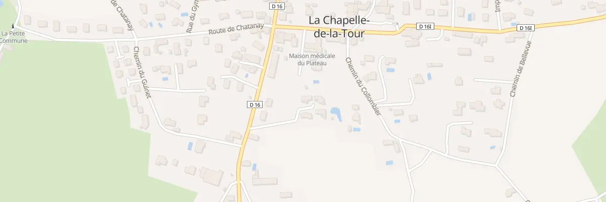 Plan du 115 Imp RACINE à La Chapelle-de-la-Tour