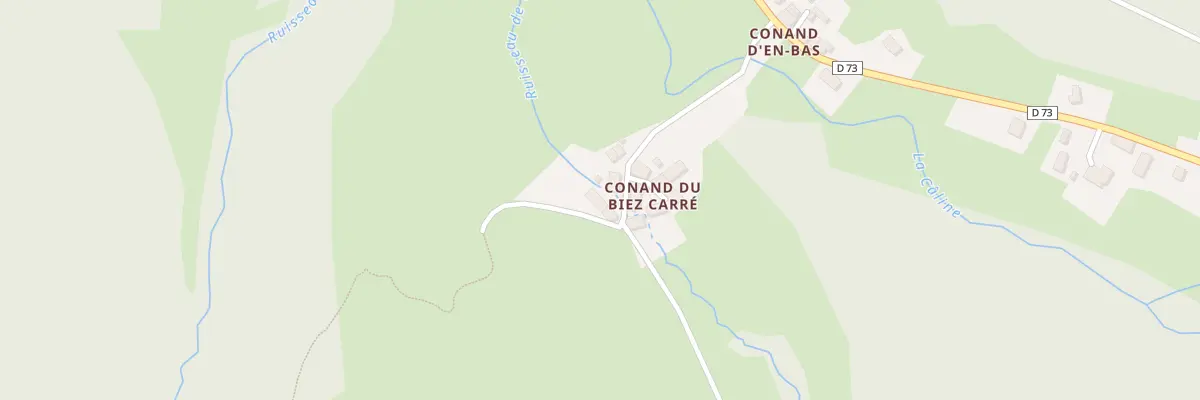Plan du 200 Che de Conand de lé à Conand