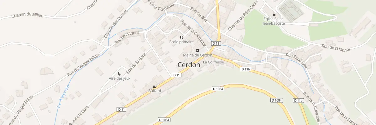 Plan du 32 Rue du 12 Juillet 1944 à Cerdon