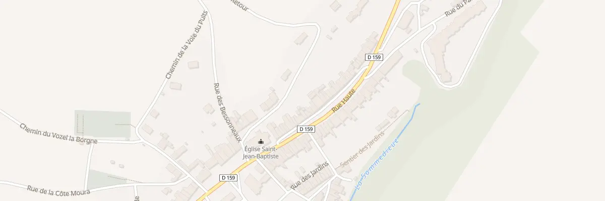 Plan du 23 Rue Haute à Sommedieue