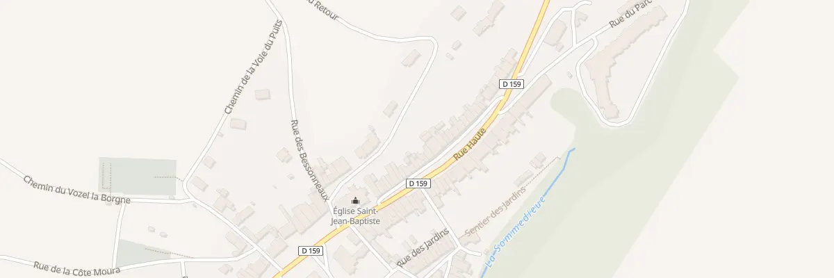 Plan du 25 Rue Haute à Sommedieue