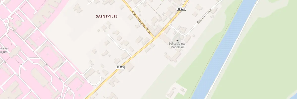 Plan du 51 Rte Nationale St Ylie à Dole