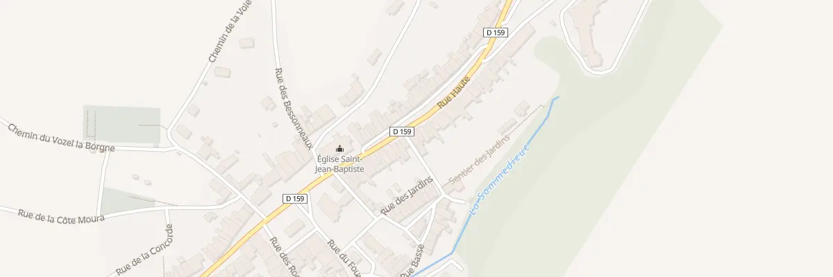 Plan du 1 Rue du Lavoir à Sommedieue