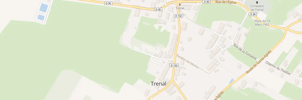 Plan du 2 Che du Caillou à Trenal