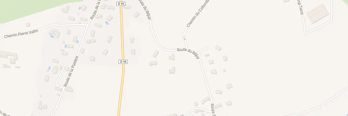 Plan du 294 Rte de Béjui à La Chapelle-de-la-Tour