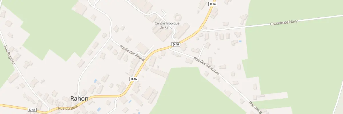Plan du 2 Rue des Barasines à Rahon