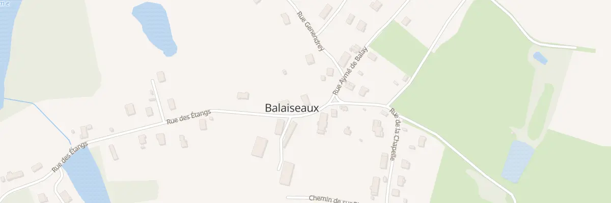 Plan du 2E Rue des Etangs à Balaiseaux