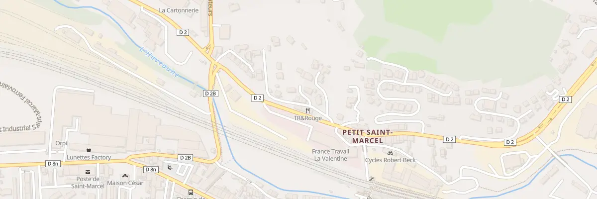 Plan du 9004 Pt Saint Marcel à Marseille 11e Arrondissement