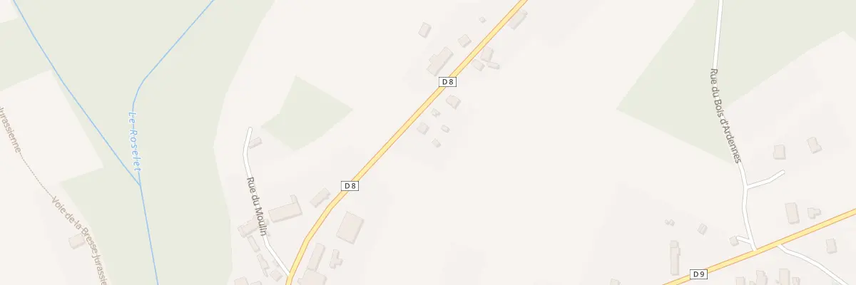 Plan du 6 Rte du Deschaux à Pleure