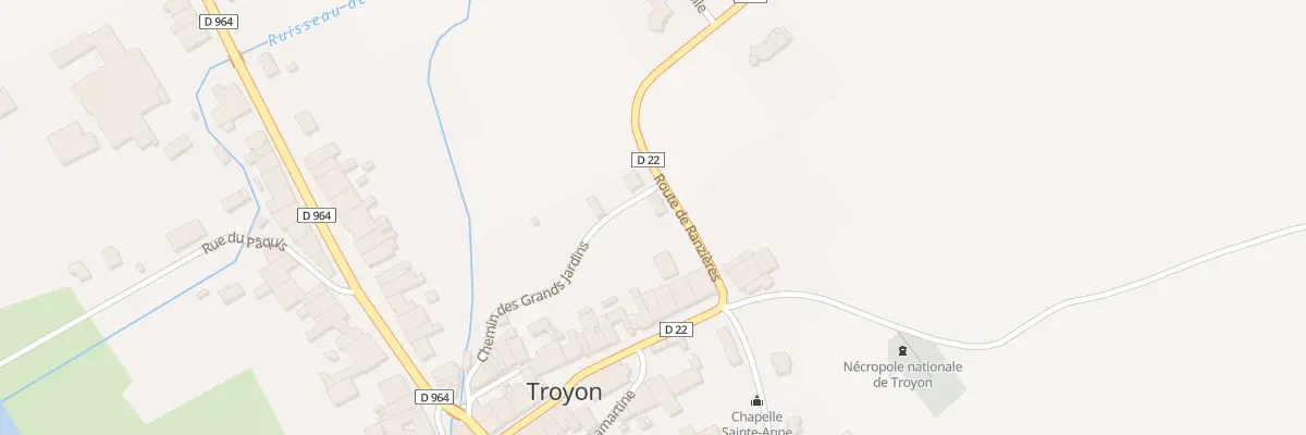 Plan du 1 Rte de Ranzières à Troyon