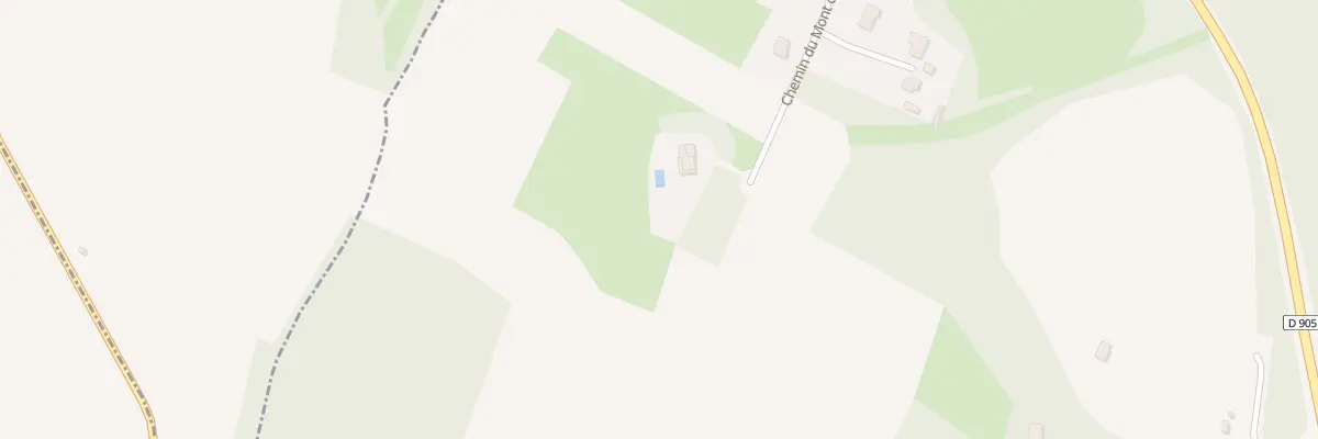 Plan du 76 Che du Mont d’Alland à Dole