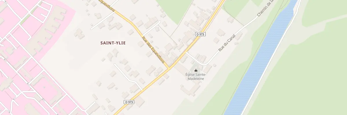 Plan du 50 Rte Nationale Saint Ylie à Dole