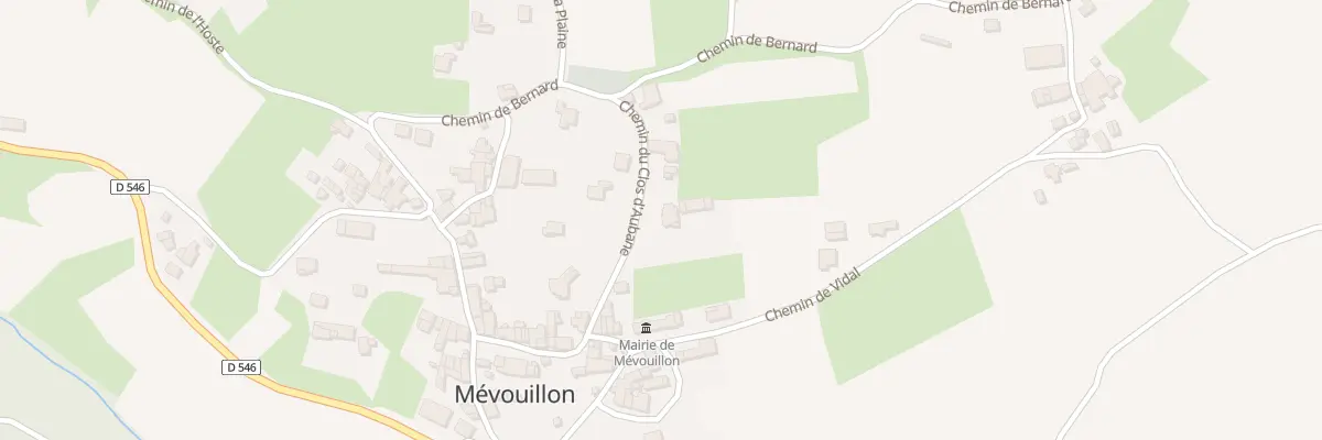 Plan du 5156 Le Clos d’Aubane à Mévouillon