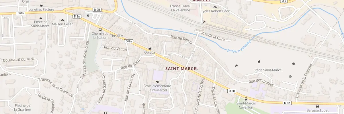 Plan du 4 Rue du dix aout à Marseille 11e Arrondissement