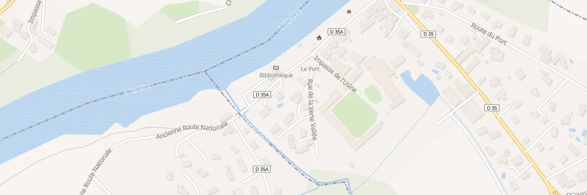 Plan du 233 Quai de la Fonderie Royale à Saint-Gervais