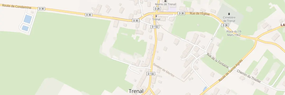 Plan du 8 Rue Principale Trenal à Trenal