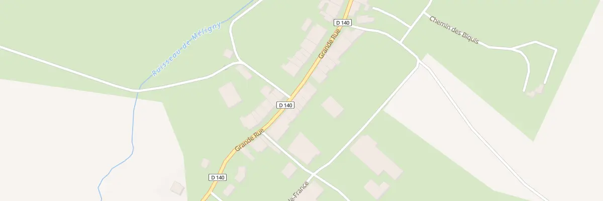 Plan du 11 Gr Grande Rue à Méligny-le-Petit