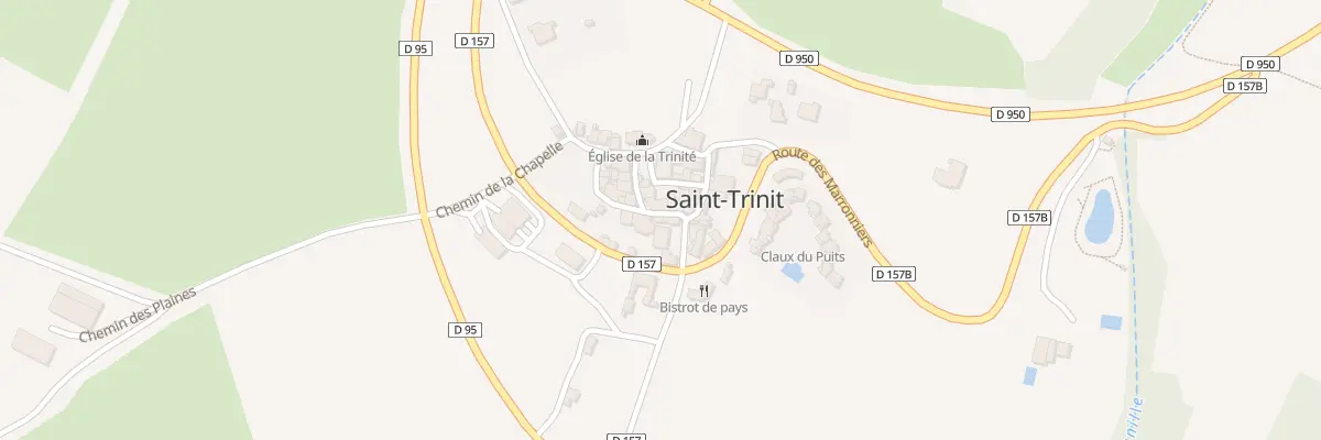Plan du 5014 Le Village à Saint-Trinit