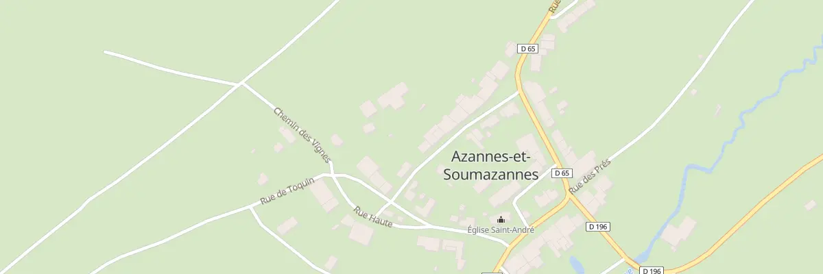 Plan du 3 Rue de la Fontaine à Azannes-et-Soumazannes