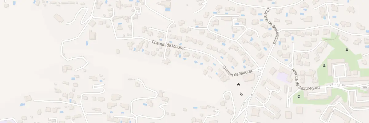 Plan du 235 Che Mouret à Aix-en-Provence