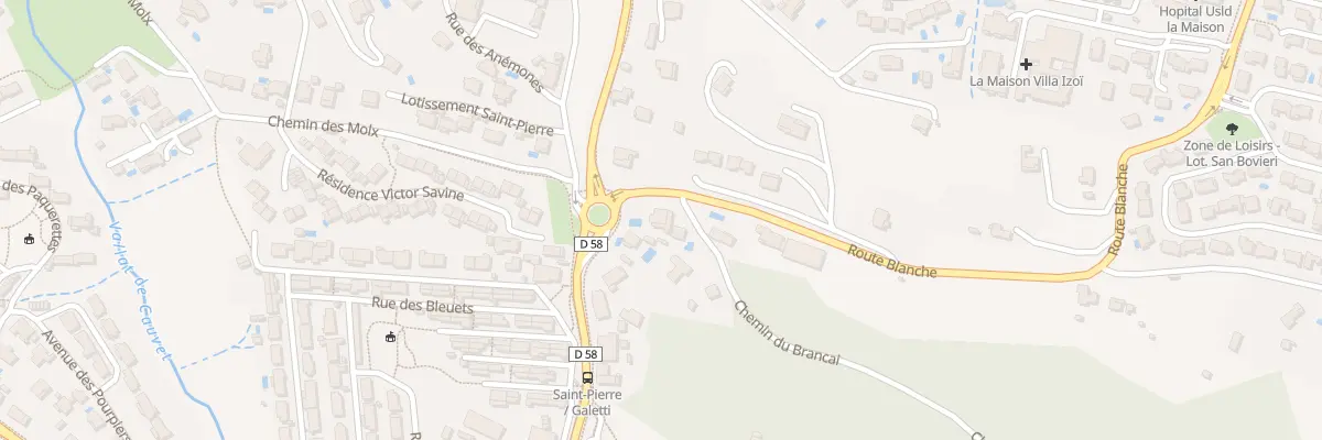 Plan du 1710 Rte Blanche à Gardanne