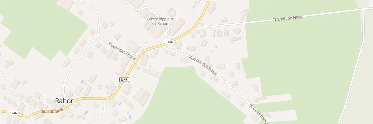 Plan du 4 Rue des Barasines à Rahon